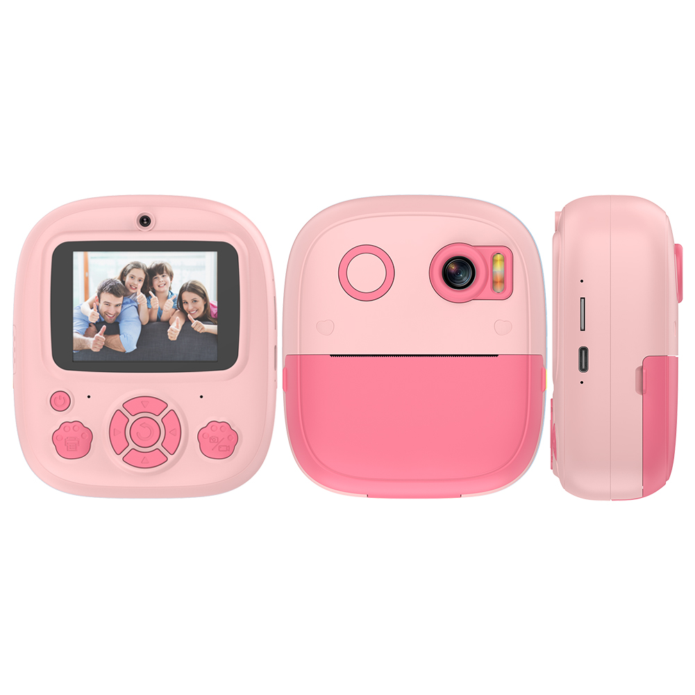 thumbnail image 3 of Cámara de impresión instantánea para niños, cámara de vídeo para niños de 12MP HD 1080P, pantalla IPS de 2,4 pulgadas, 3 of 9