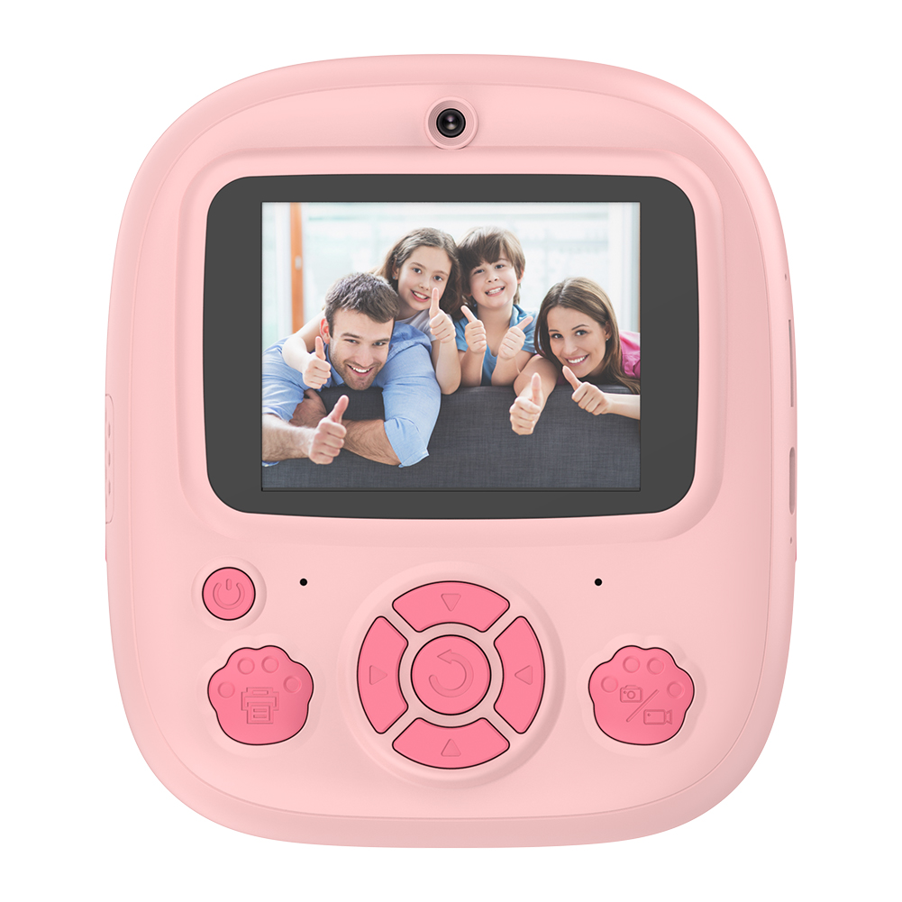thumbnail image 5 of Cámara de impresión instantánea para niños, cámara de vídeo para niños de 12MP HD 1080P, pantalla IPS de 2,4 pulgadas, 5 of 9