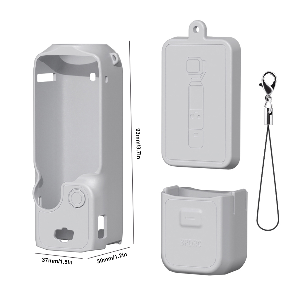 thumbnail image 2 of Funda de silicona Funda protectora Funda portátil antiarañazos para DJI Osmo Pocket 3, 2 of 9