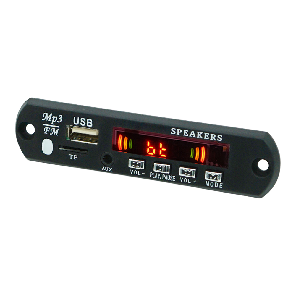thumbnail image 1 of Placa decodificadora WMA de MP3 para coche Compatible con Bluetooth 5.0 USB TF Módulo de radio FM (12v), 1 of 7