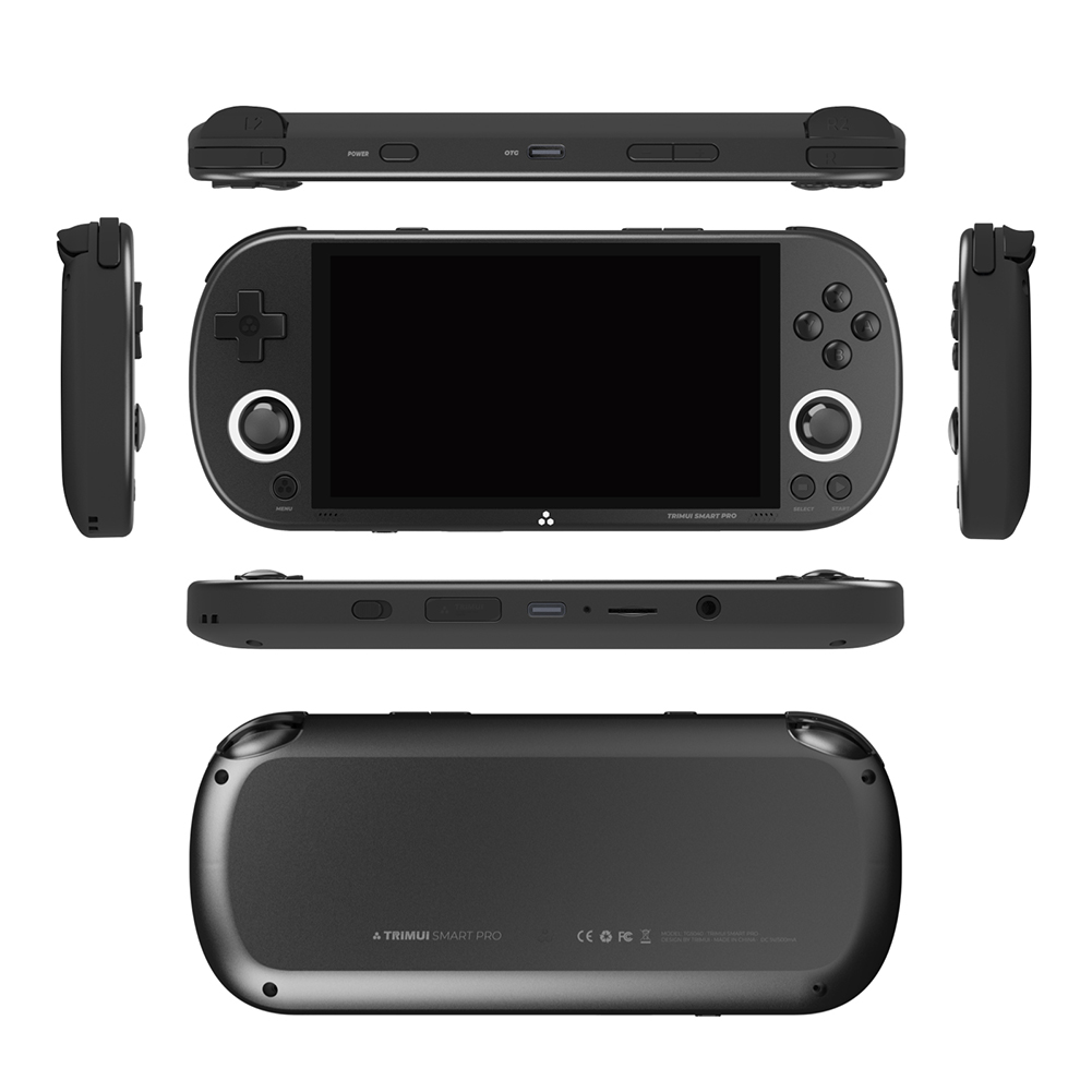 thumbnail image 4 of Consola de videojuegos portátil retro con pantalla de 4,96 pulgadas para niños y adultos (negro), 4 of 9