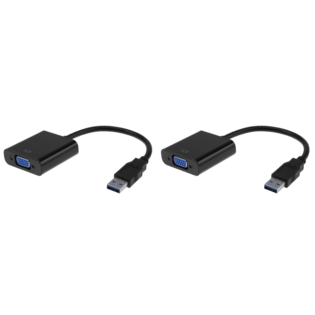 thumbnail image 3 of Adaptador USB a VGA Cable convertidor de tarjeta gráfica de vídeo multipantalla 1080P, 3 of 9