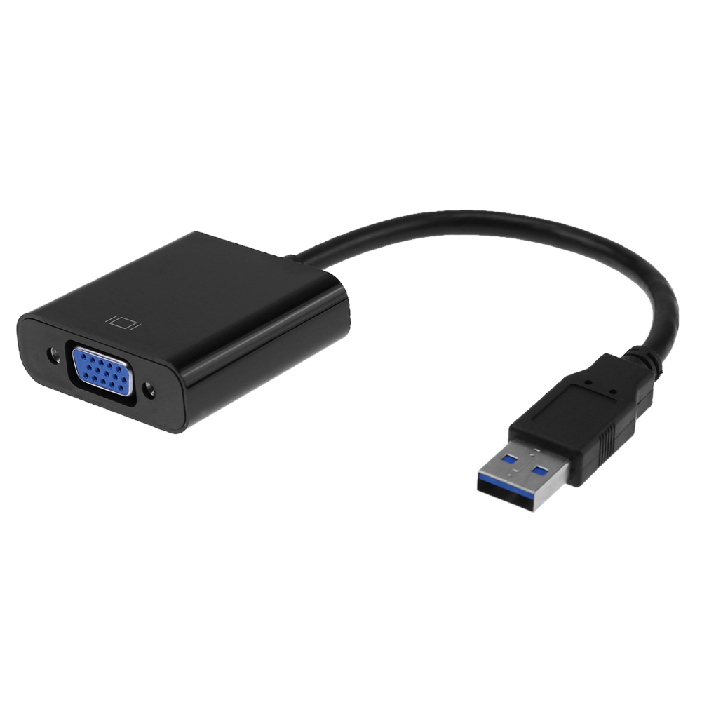 thumbnail image 4 of Adaptador USB a VGA Cable convertidor de tarjeta gráfica de vídeo multipantalla 1080P, 4 of 9