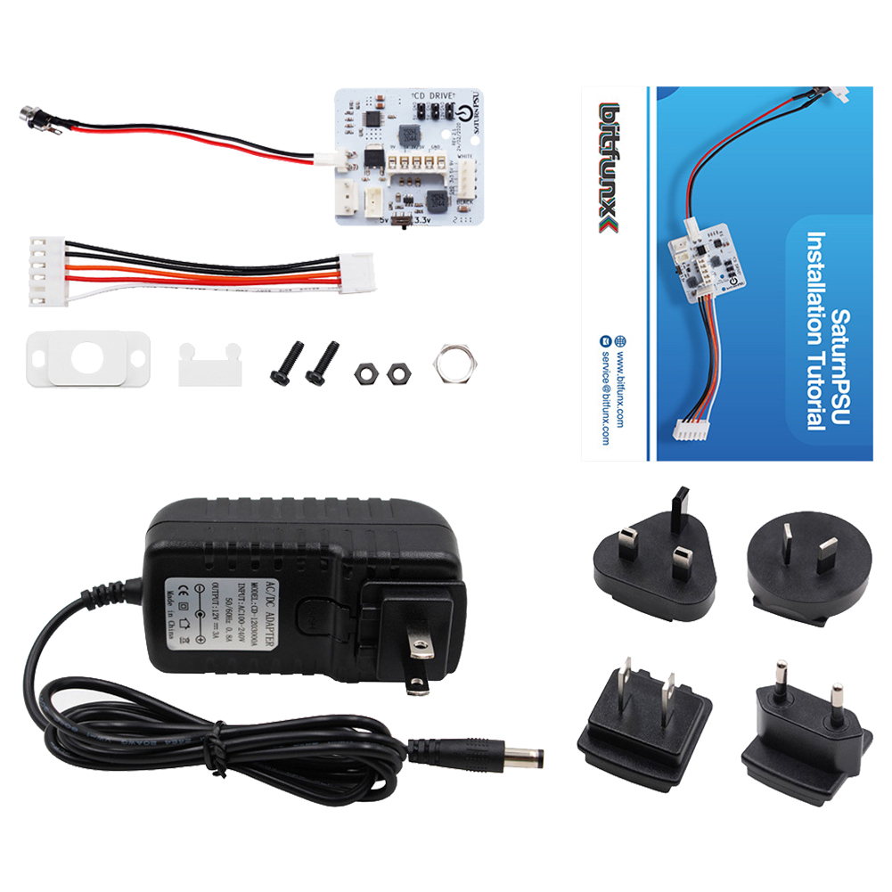 thumbnail image 3 of Reemplazo de fuente de alimentación Rev2.1 de 12 V con adaptador de enchufe para SEGA SaturnPSU, 3 of 8