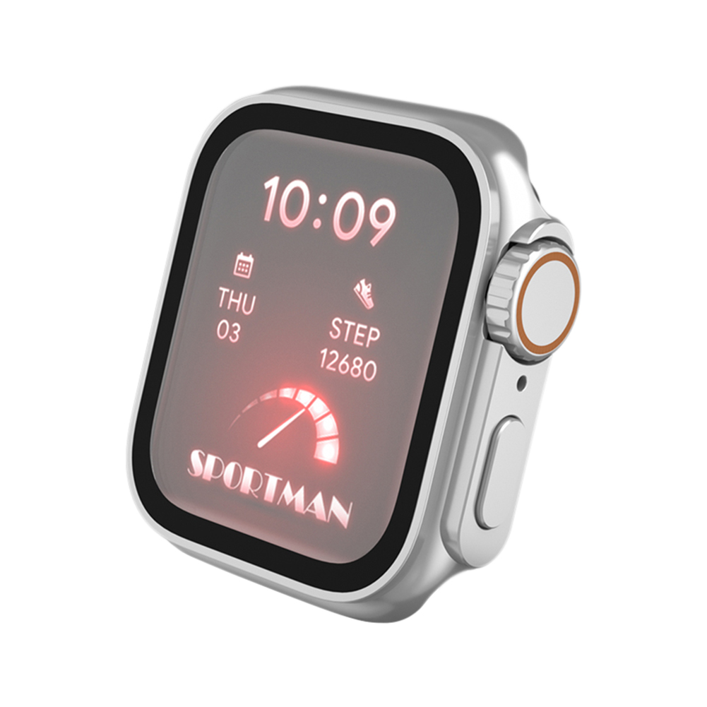thumbnail image 2 of Funda protectora de pantalla antirrayas para PC Watch Case para Apple Watch 9/8/7/6/5/4/SE, 2 of 9