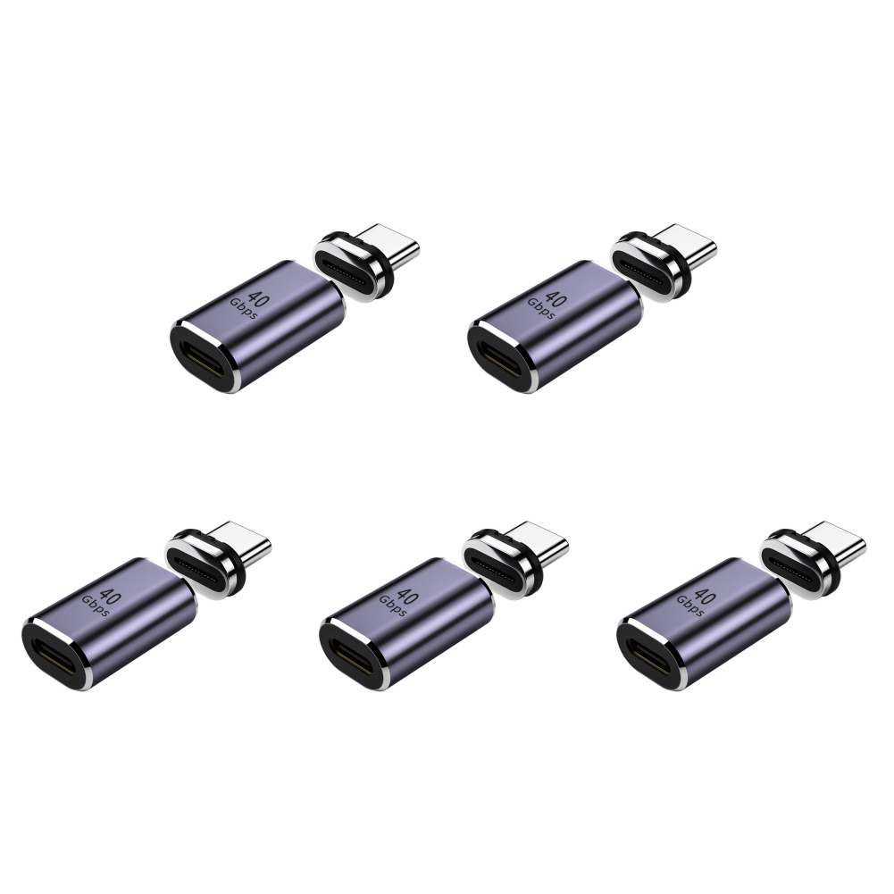 thumbnail image 3 of Adaptador 40Gbps Tipo-C a 100W Carga Magnética (Recto), 3 of 6