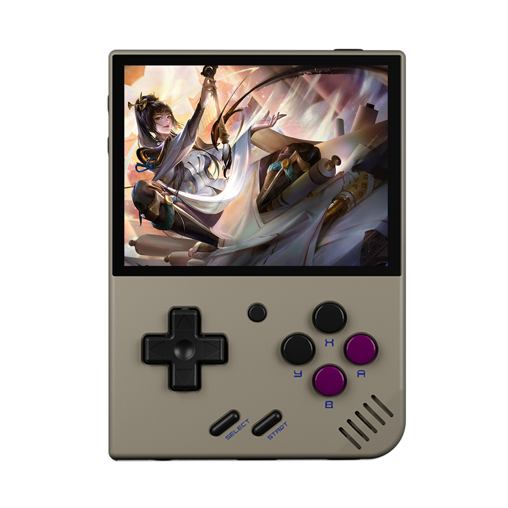 thumbnail image 4 of Consola de juegos portátil retro Mini Plus con pantalla IPS de 3,5 pulgadas (gris), 4 of 8