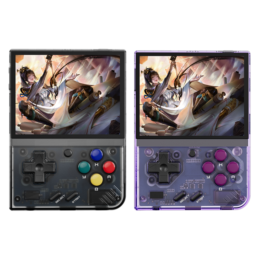 thumbnail image 1 of Consola de juegos portátil retro Mini Plus con pantalla IPS de 3,5 pulgadas (gris), 1 of 8