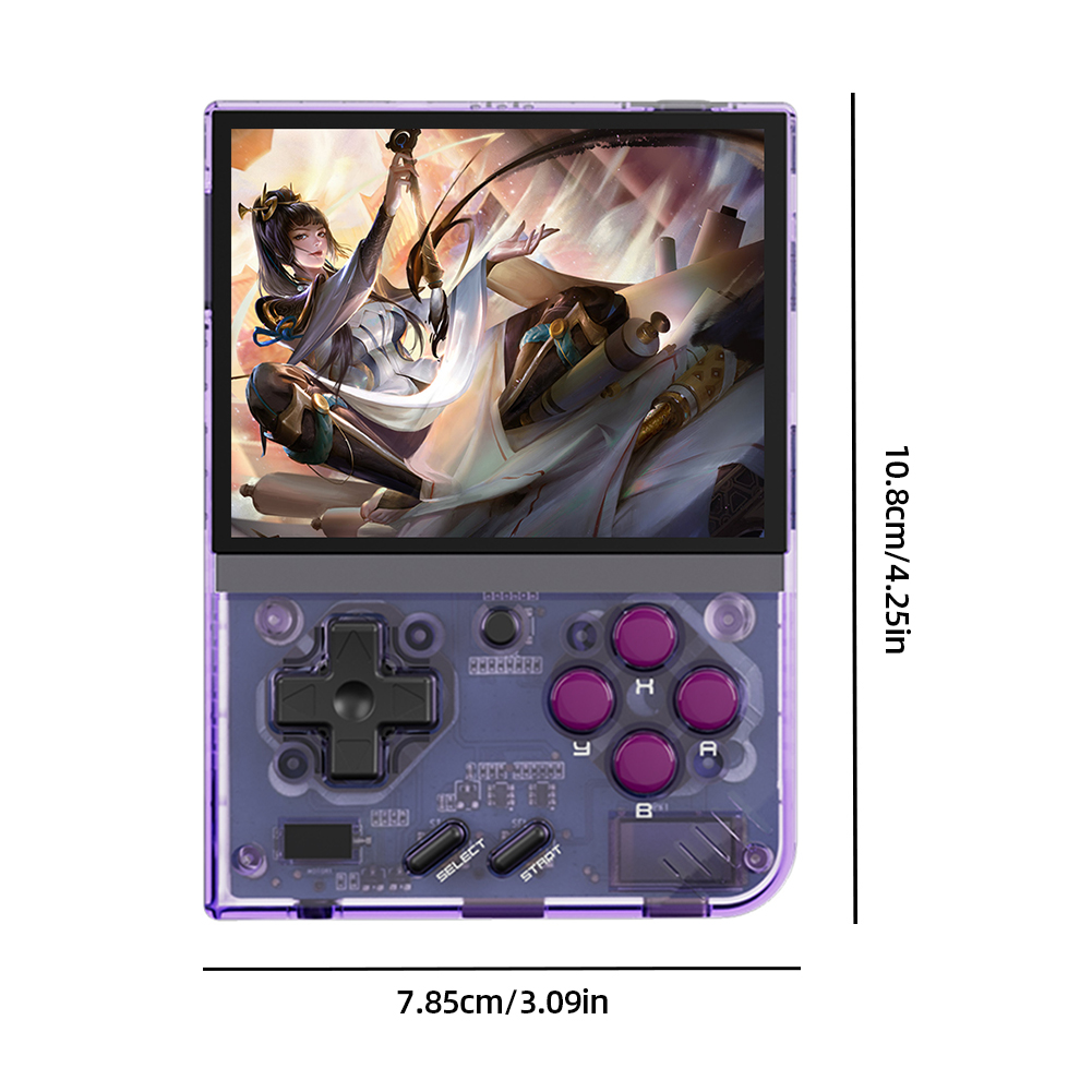 thumbnail image 2 of Consola de juegos portátil retro Mini Plus con pantalla IPS de 3,5 pulgadas (gris), 2 of 8