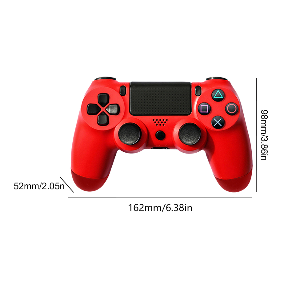 thumbnail image 2 of Controlador de juego Compatible con Bluetooth con vibración somatosensorial de 6 ejes para PS4, 2 of 8