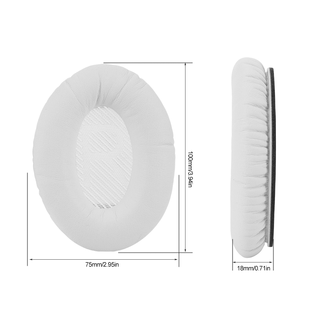 thumbnail image 2 of Almohadillas de repuesto para Bose QuietComfort QC35, color blanco, 2 of 9