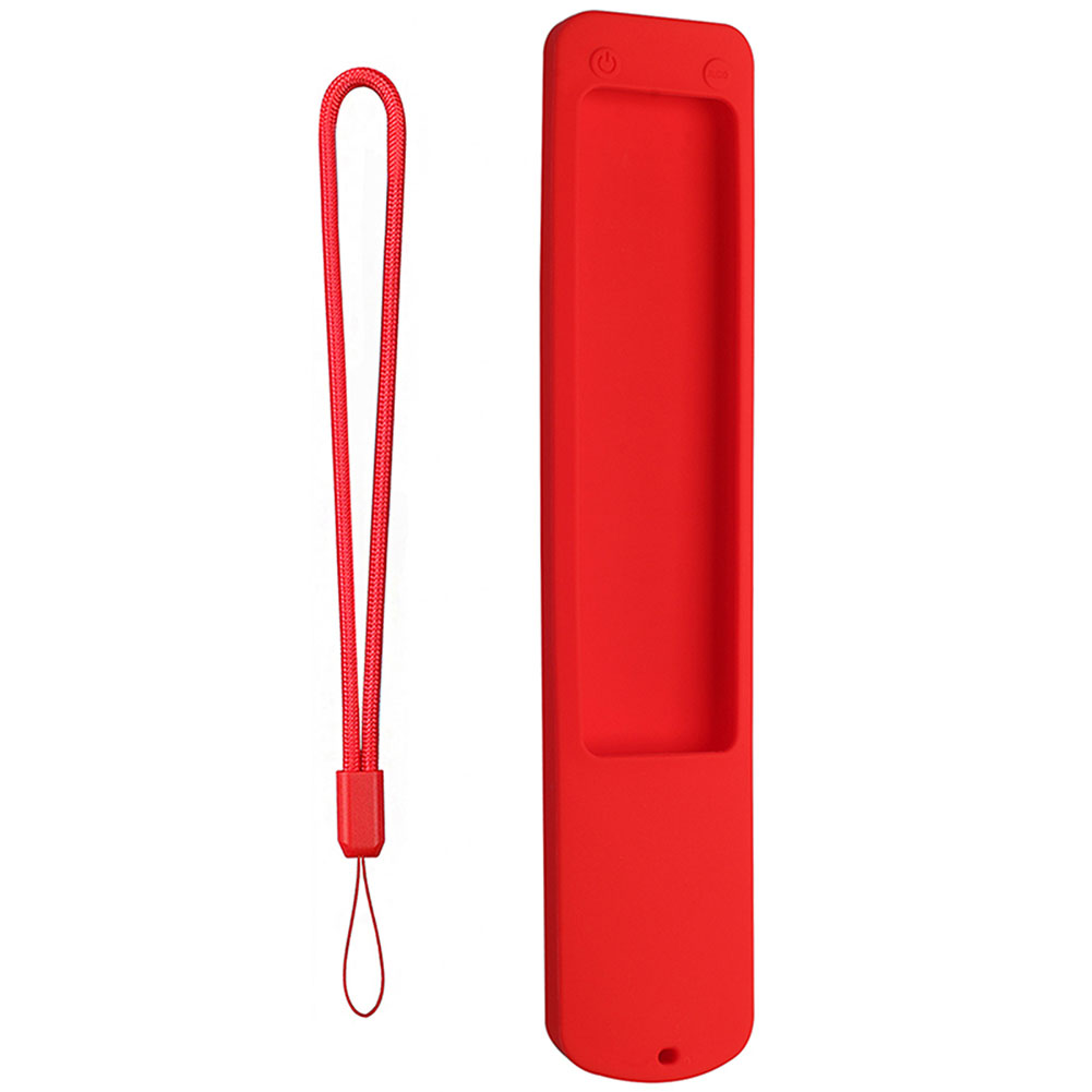 Funda de silicona Cubierta de control remoto antideslizante con cordón para XMRM-ML (rojo)