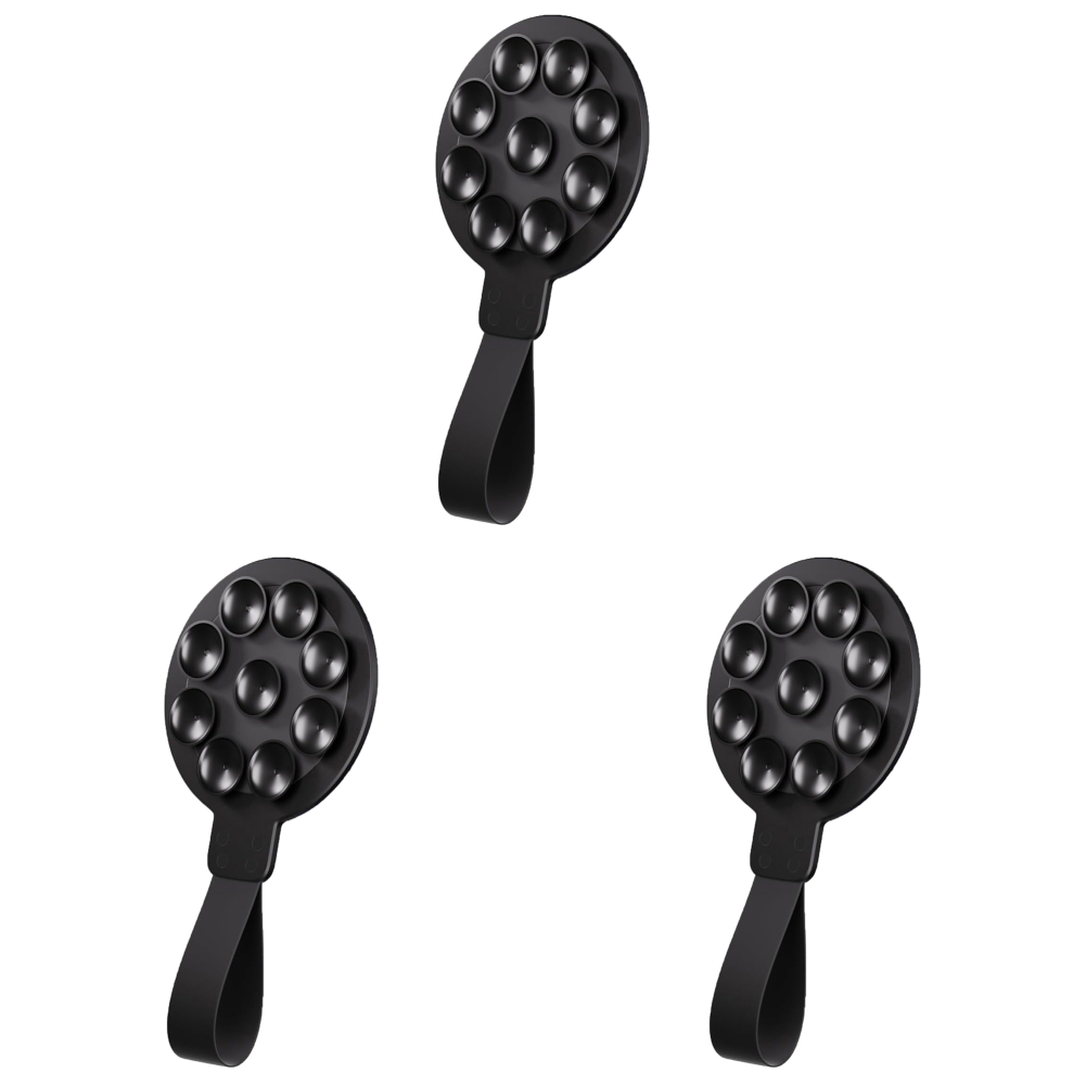 thumbnail image 3 of Soporte magnético para teléfono con ventosa y espejo para ducha para iPhone 15 (negro), 3 of 4
