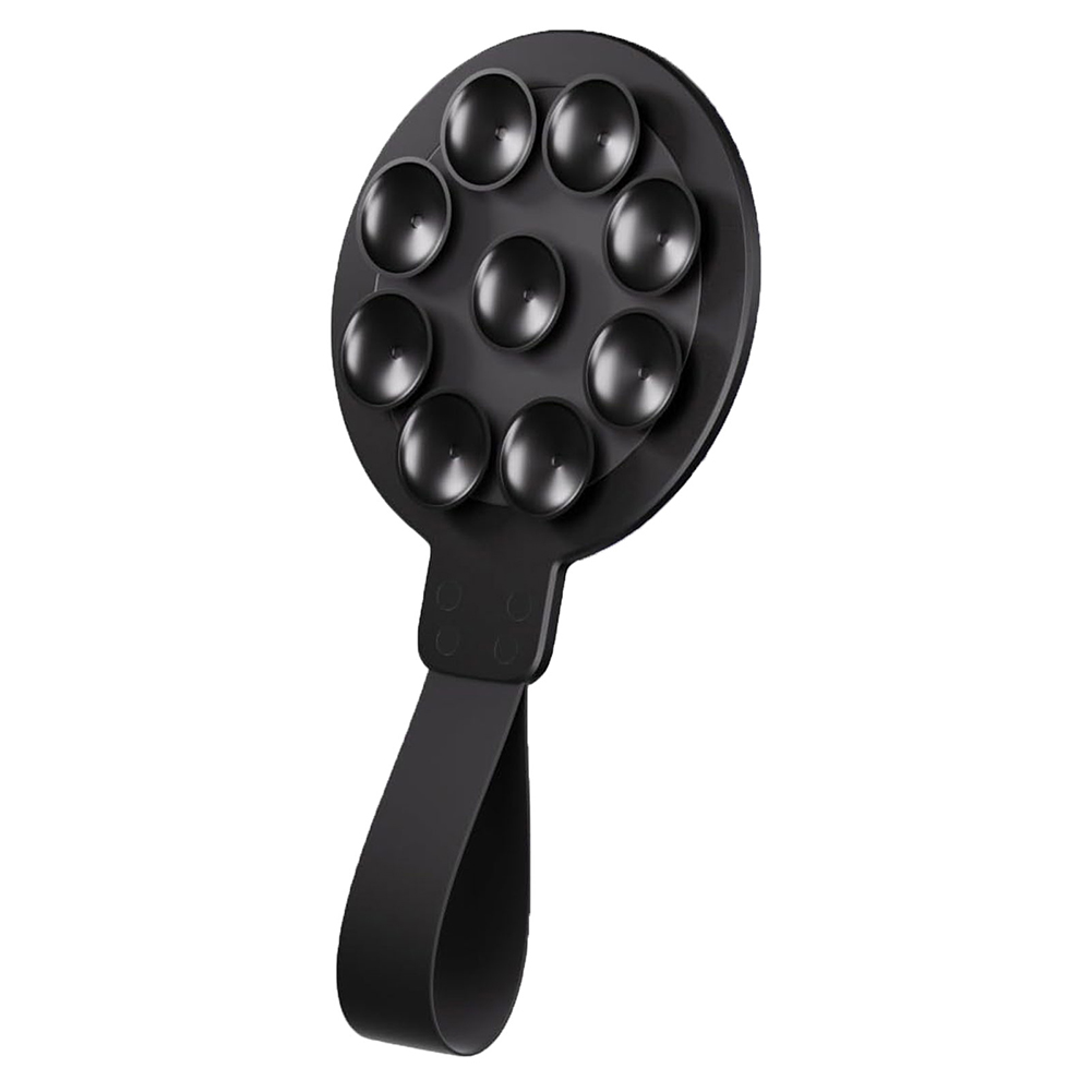 thumbnail image 1 of Soporte magnético para teléfono con ventosa y espejo para ducha para iPhone 15 (negro), 1 of 4