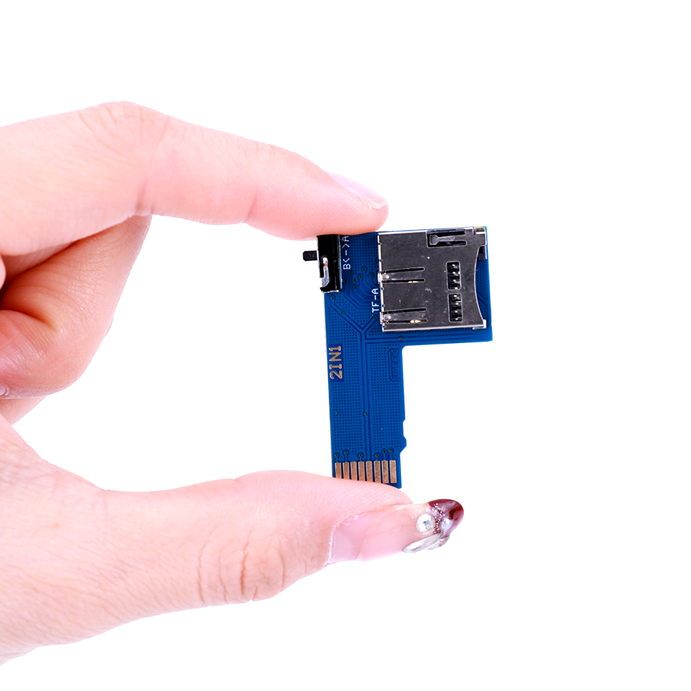 thumbnail image 4 of Adaptador de tarjeta TF dual de conmutador de sistema dual 2 en 1 para Raspberry Pi B+ 2B 3B, 4 of 4
