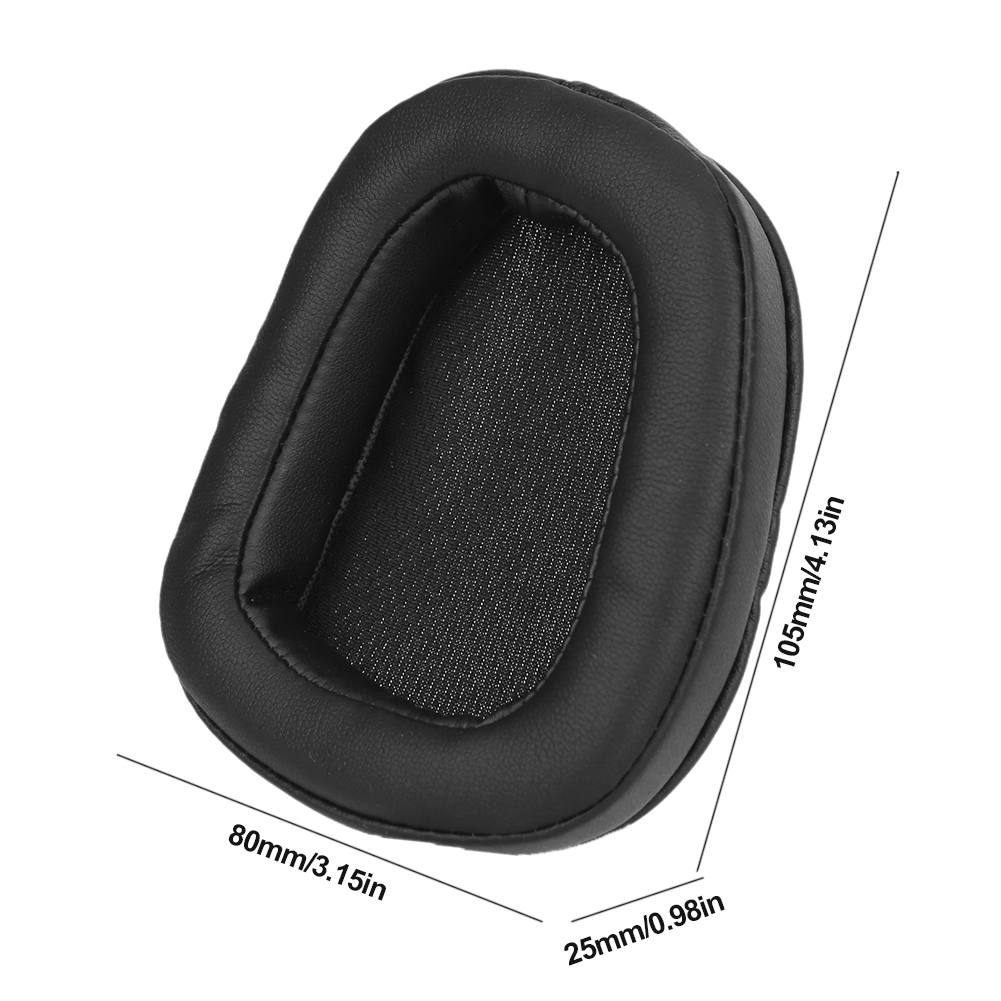 thumbnail image 2 of 1 par de almohadillas para los oídos de espuma, cojín para orejeras para Logitech G633 G933 (tela de malla), 2 of 9