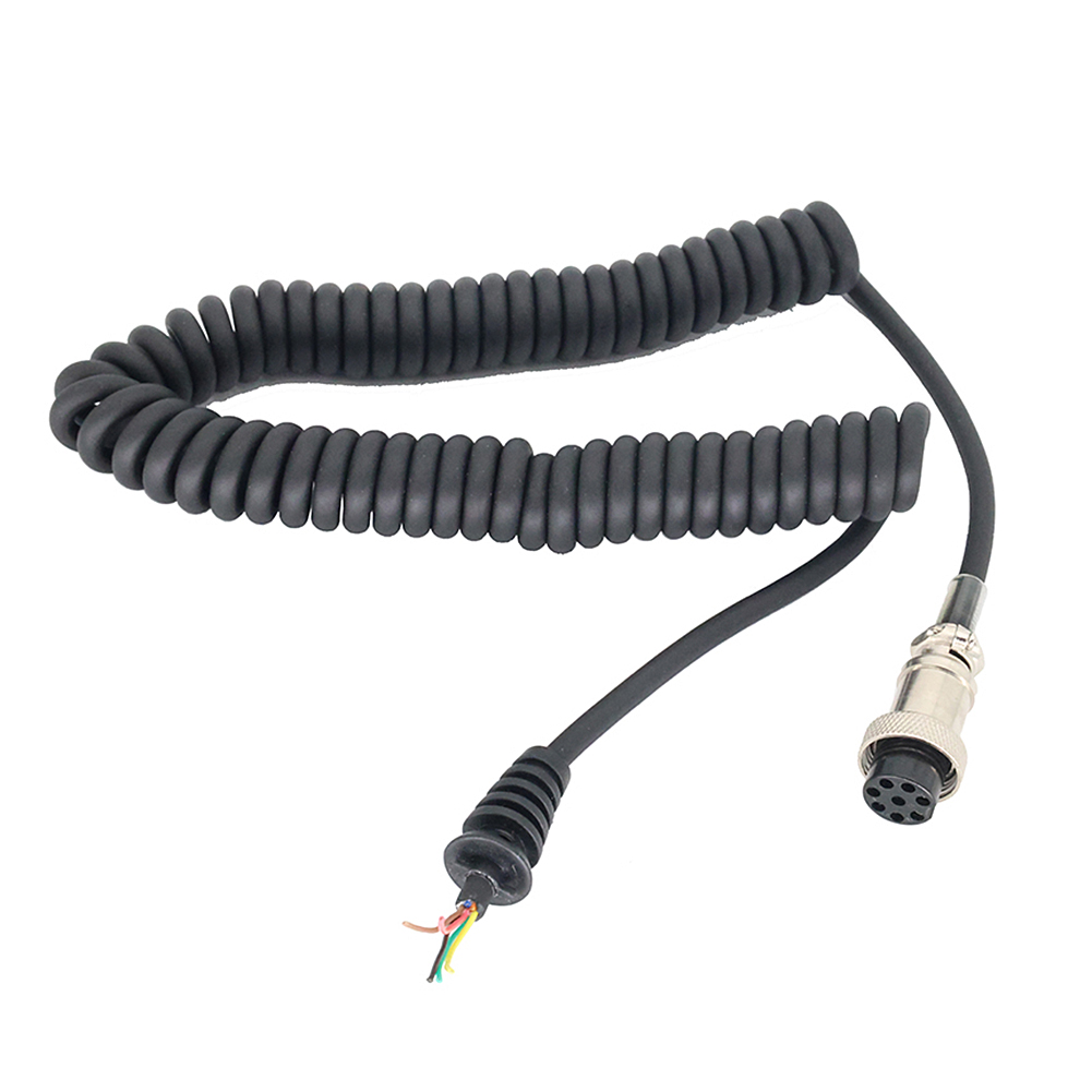 thumbnail image 3 of HM-36 Cable de resorte para micrófono y altavoz Walkie Talkie de 8 pines para ICOM IC-449C 229C, 3 of 8