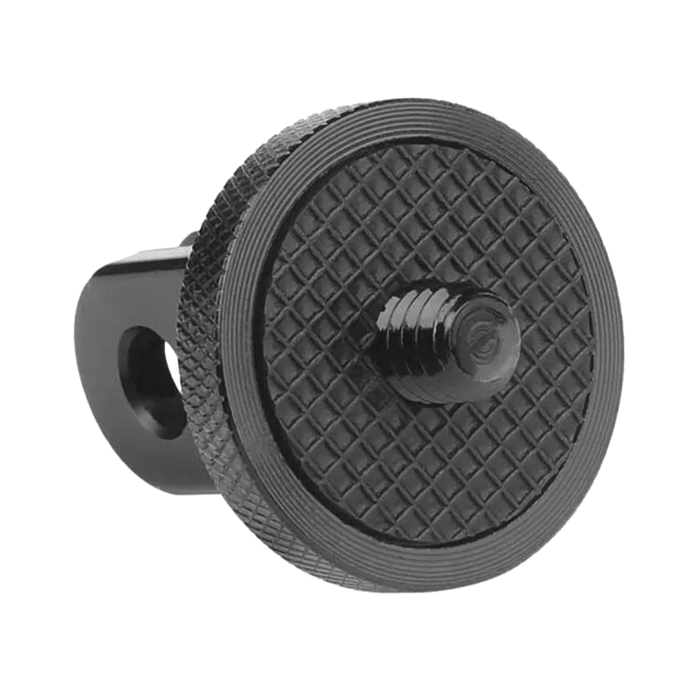 Mini trípode adaptador montaje Ehuebsd de Aleación de aluminio 1/4 pulgadas negro para cámara de acción GoPro