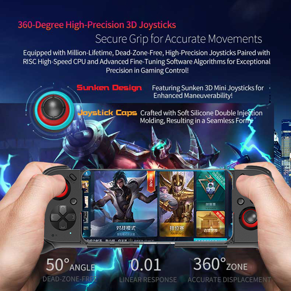 thumbnail image 1 of Controlador inalámbrico BT 5.3 Controlador de juego extensible para Android/iPhone, 1 of 9