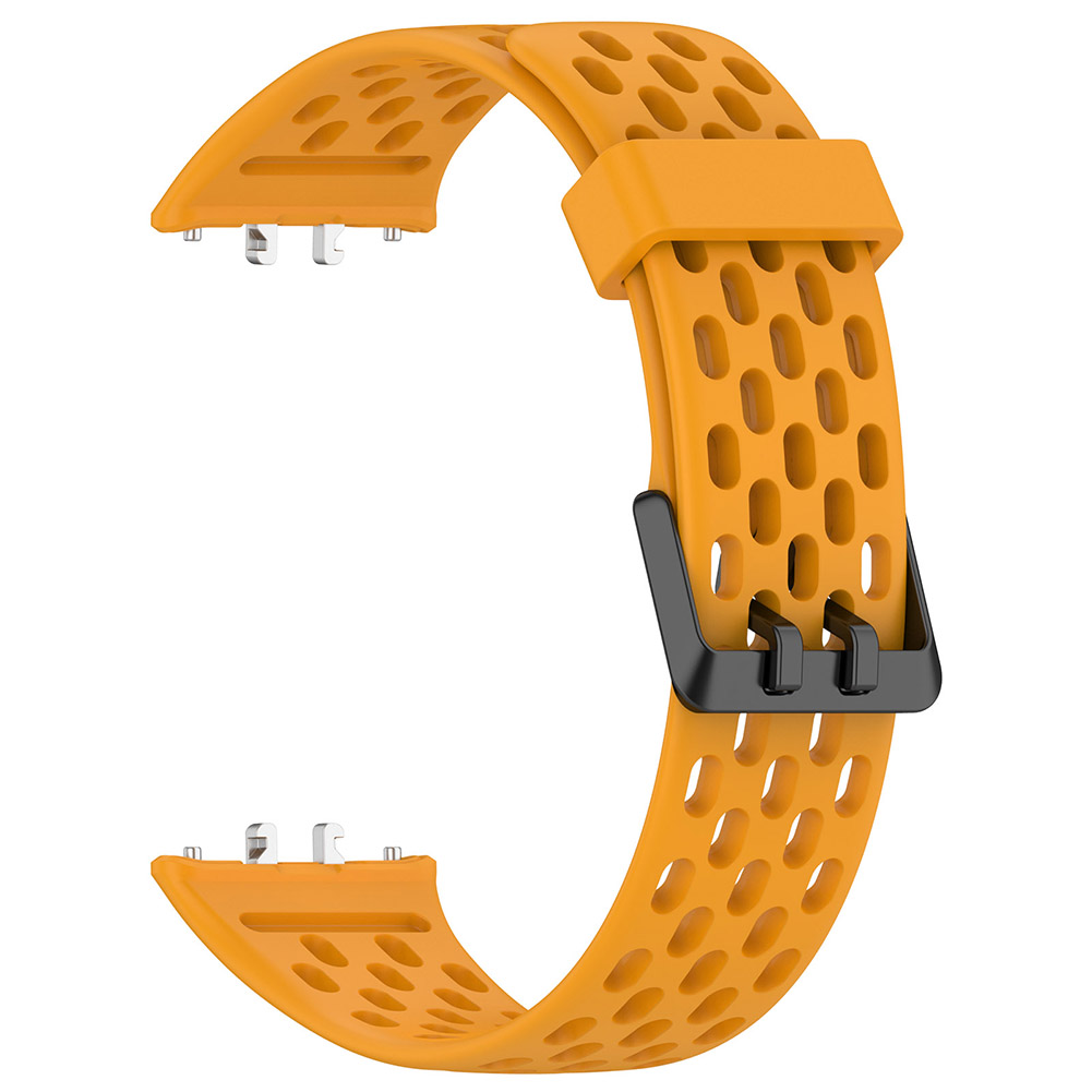 thumbnail image 3 of Correa de reloj deportiva Inteligente de silicona Ehuebsd para Samsung Galaxy Fit 3 Amarillo, 3 of 6