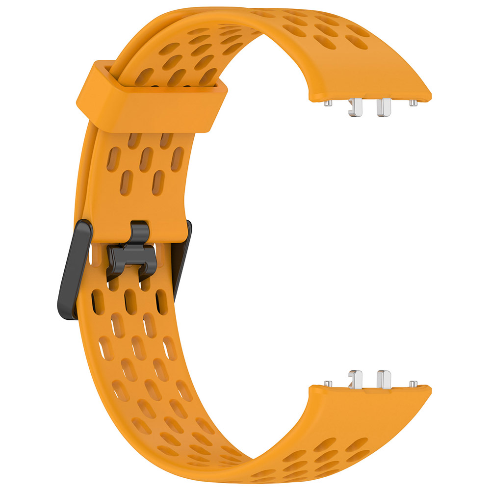thumbnail image 2 of Correa de reloj deportiva Inteligente de silicona Ehuebsd para Samsung Galaxy Fit 3 Amarillo, 2 of 6