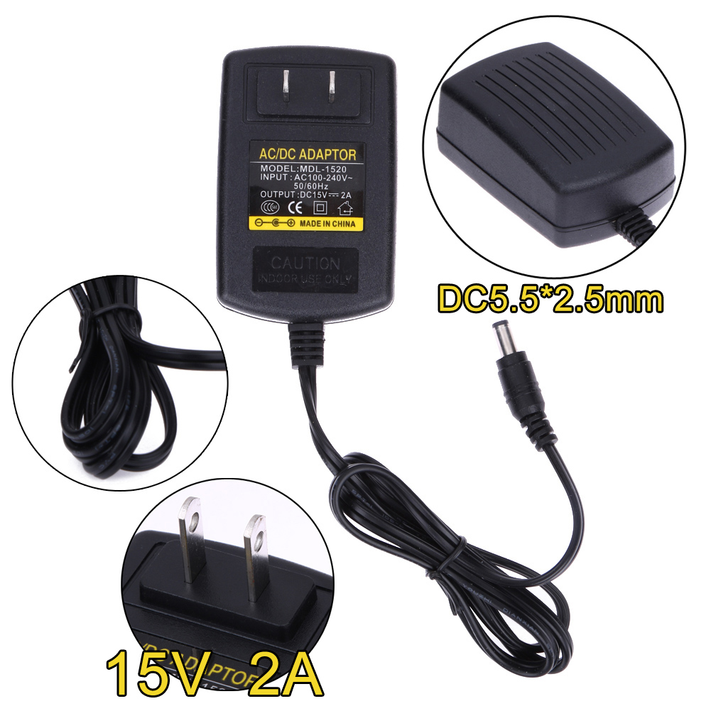 thumbnail image 4 of Adaptador de fuente de alimentación conmutada Ehuebsd DC15V 2A Protección contra cortocircuitos, 4 of 9