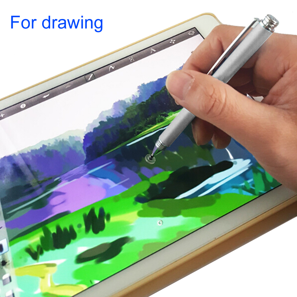 thumbnail image 5 of Pluma de dibujo de pantalla táctil de lápiz capacitivo 2 en 1 para mesa de iPad de iPhone, 5 of 9