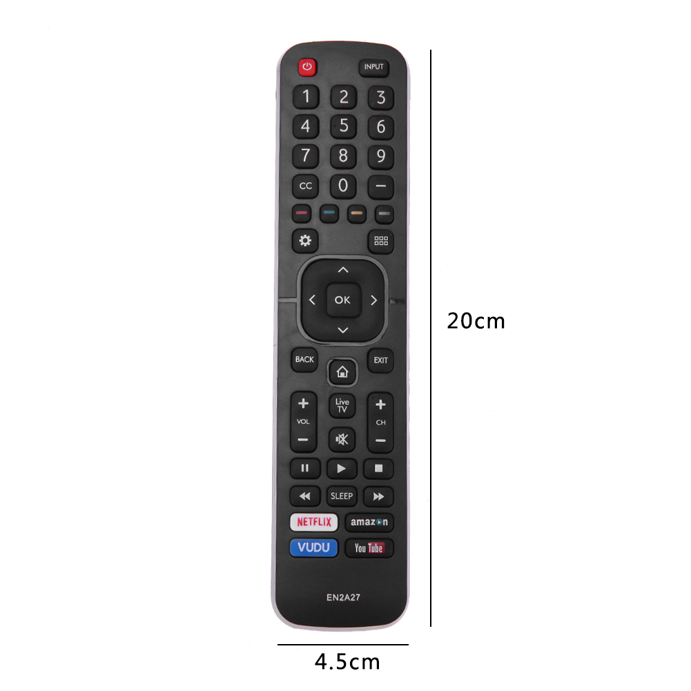 thumbnail image 2 of Reemplazo de control remoto EN2A27 para Hisense RC3394402/01 3139 238 29621, 2 of 9