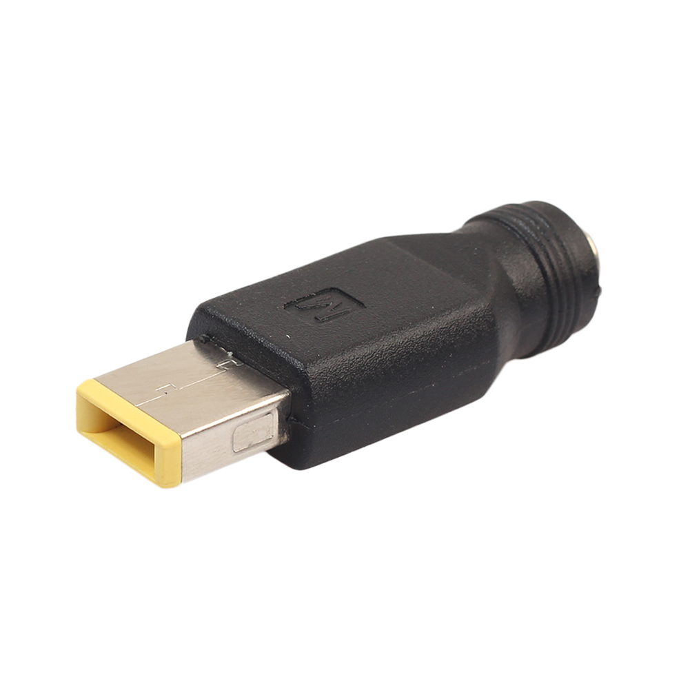 Adaptador de corriente continua de 5,5 x 2,1 mm a enchufe cuadrado para ThinkPad