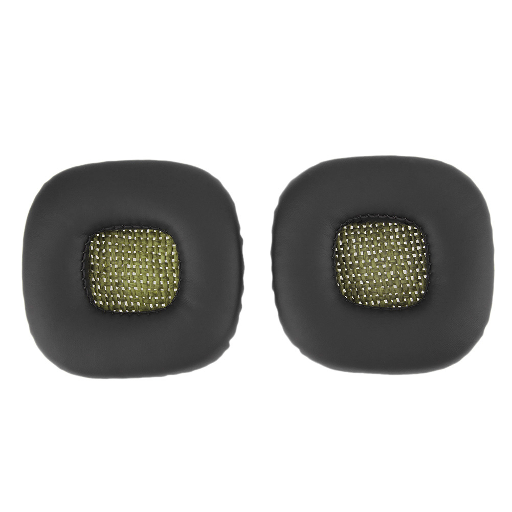 1 par de almohadillas para orejas de alta elasticidad, espuma viscoelástica suave para Marshall Major