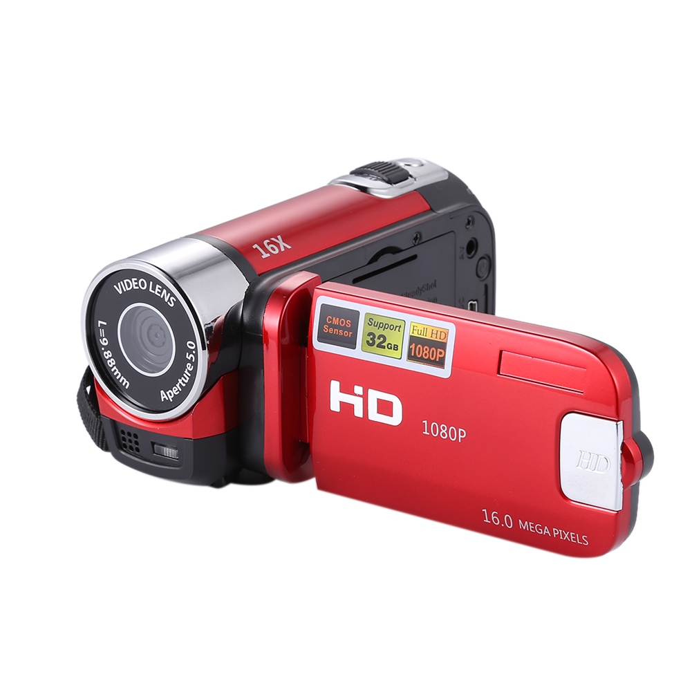 Cámara de vídeo digital Full HD 1080P 32GB 16x Zoom Mini videocámara DV Cámara