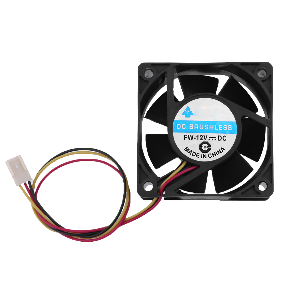 thumbnail image 1 of Ventilador de refrigeración Ehuebsd DC 12V 60x60x25mm Computadora CPU 3 pines, 1 of 9