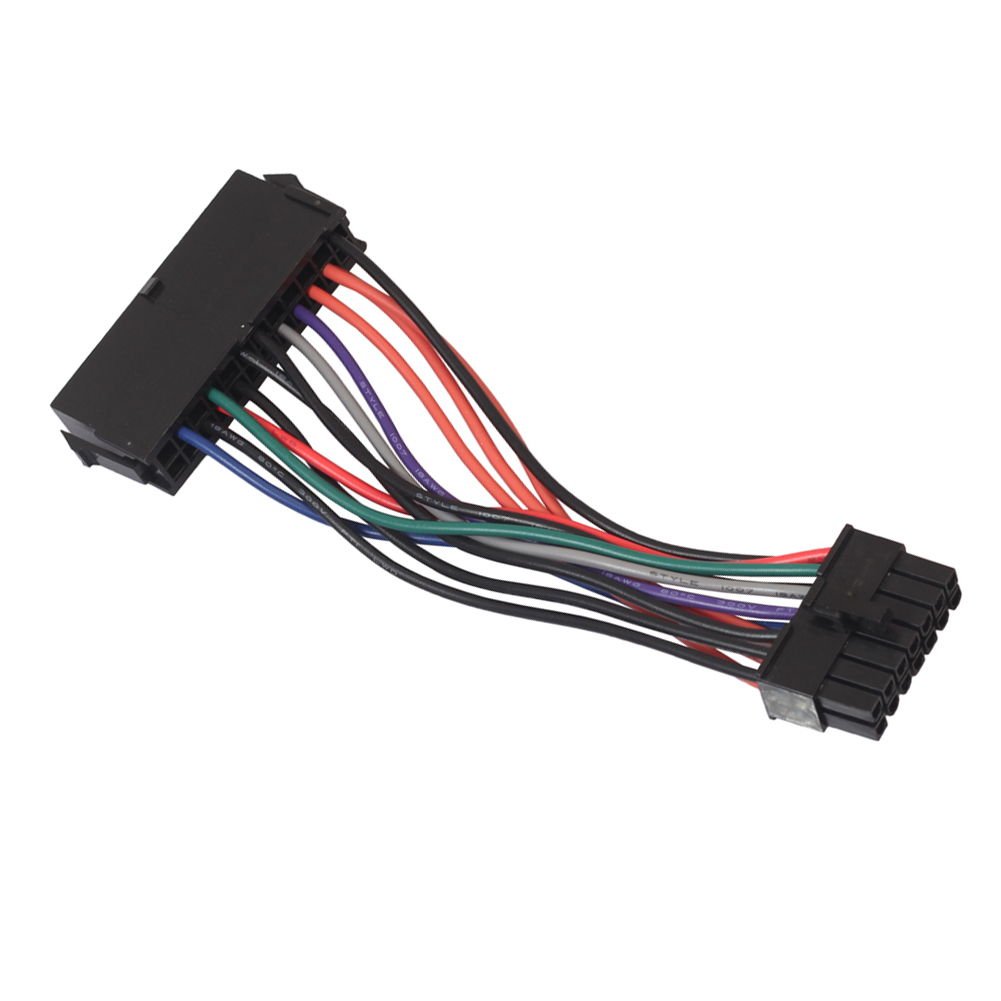 Cable adaptador de corriente de 24 pines a 14 pines de 6 pulgadas para fuente de alimentación ATX para IBM Q77 B75 A75