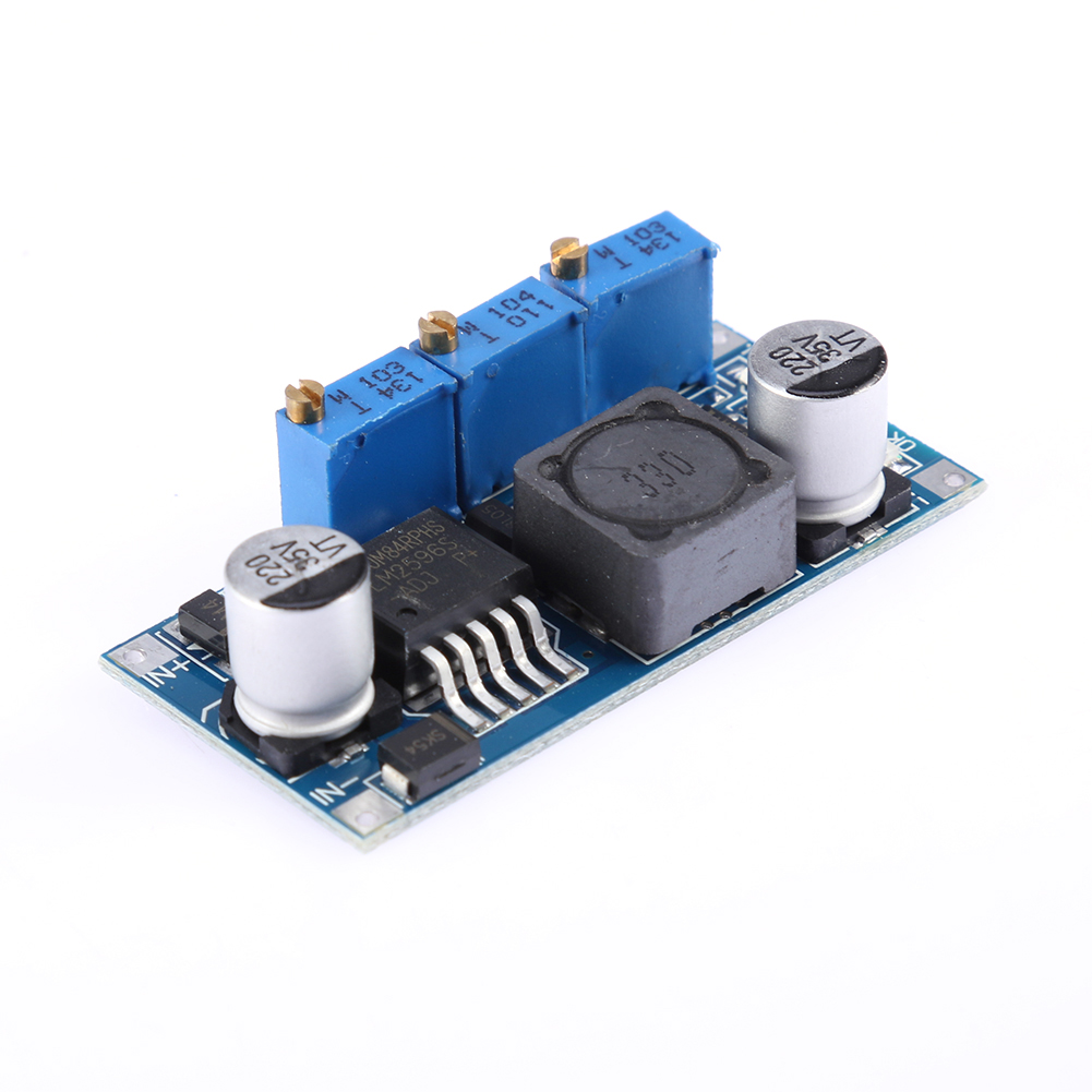 thumbnail image 4 of Controlador LED del módulo de fuente de alimentación DC-DC de la placa de voltaje de corriente constante LM2596, 4 of 6
