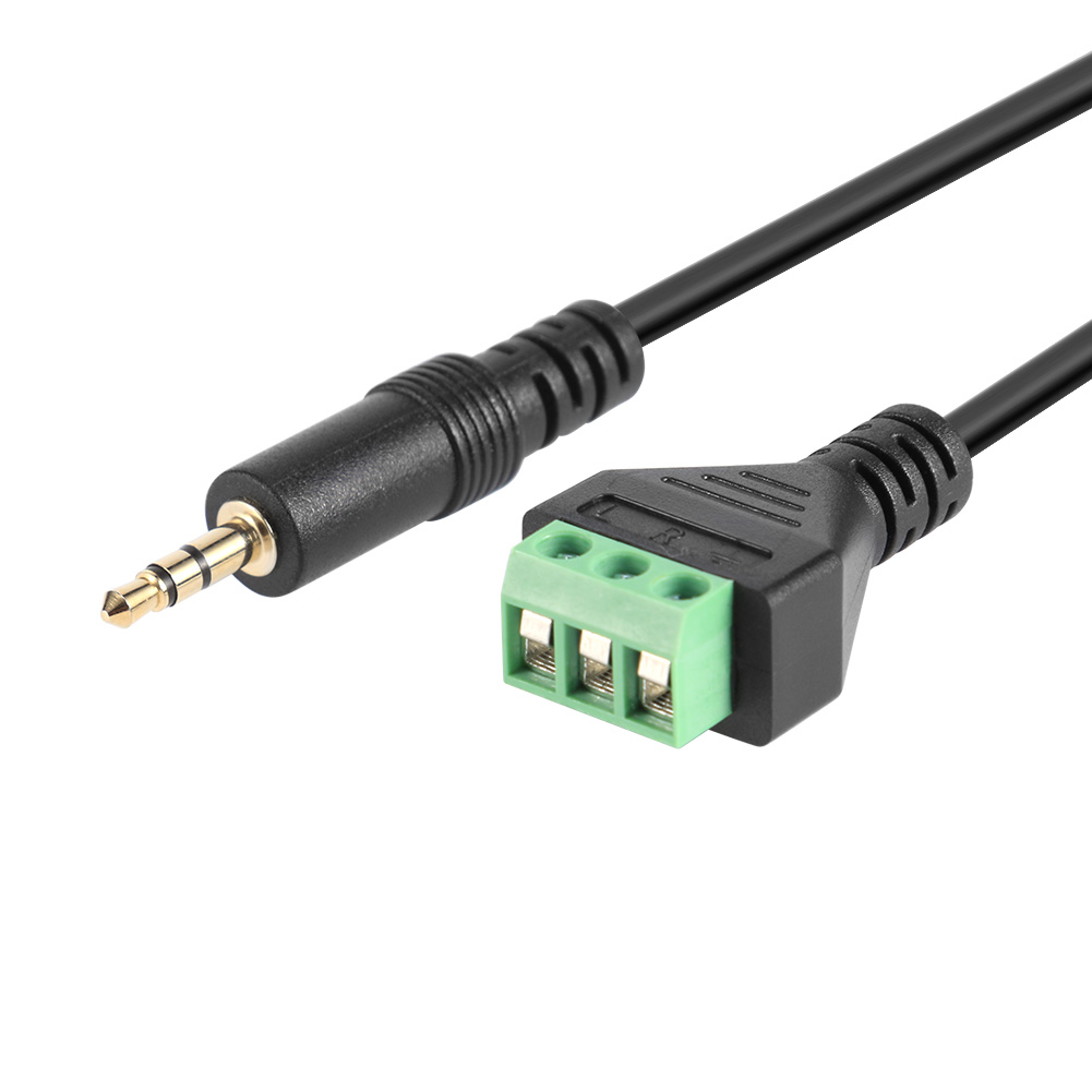 thumbnail image 3 of Adaptador de Terminal Balun Ehuebsd 3 Polos a Tornillo AV 5mm plateado 30cm, 3 of 6