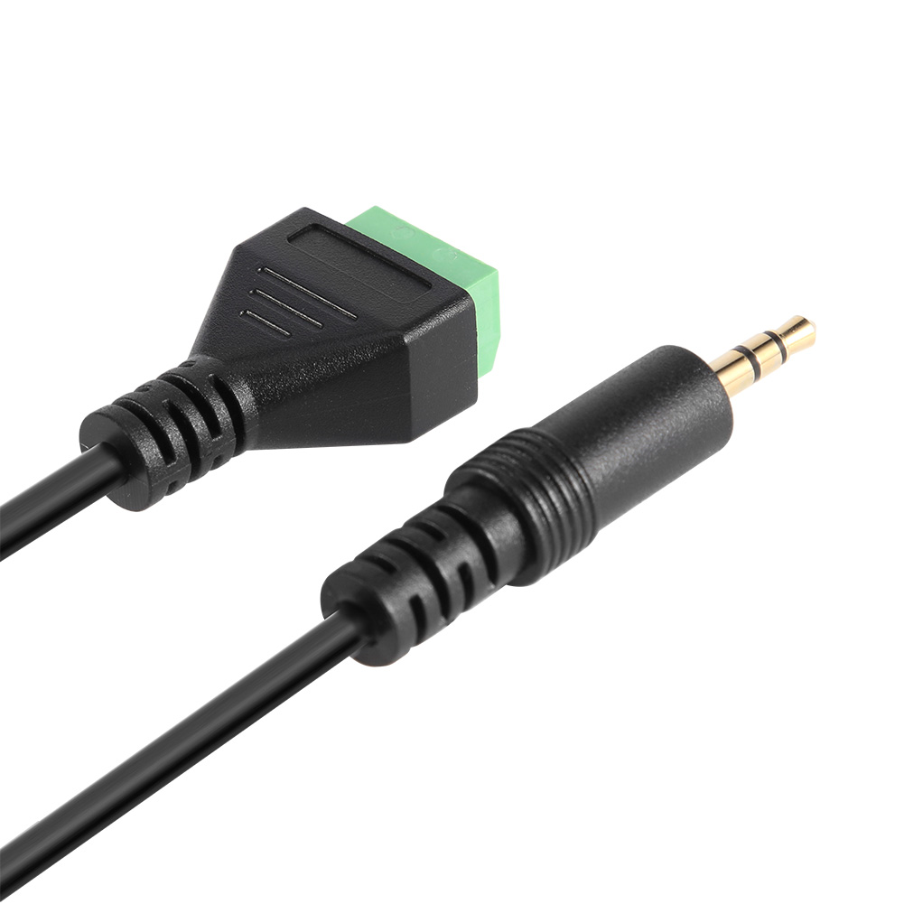 thumbnail image 1 of Adaptador de Terminal Balun Ehuebsd 3 Polos a Tornillo AV 5mm plateado 30cm, 1 of 6