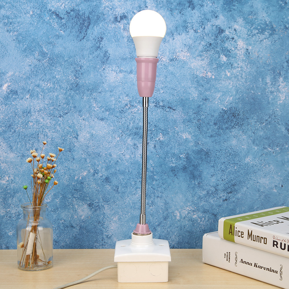 thumbnail image 3 of Práctico portalámparas LED E27 Adaptador de lámpara de extensión flexible universal, 3 of 9