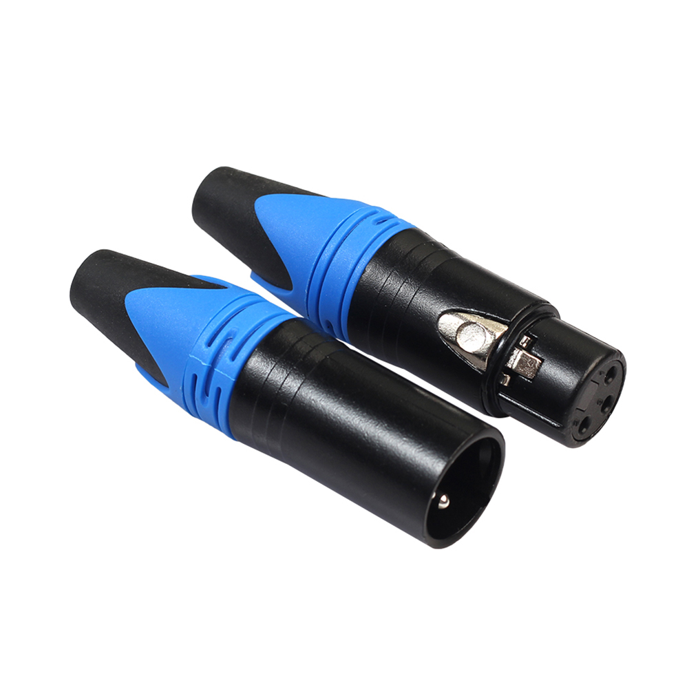 thumbnail image 3 of 2 uds carcasa de aleación de Zinc XLR 3 pines adaptador de Audio conector de enchufe para micrófono, 3 of 9