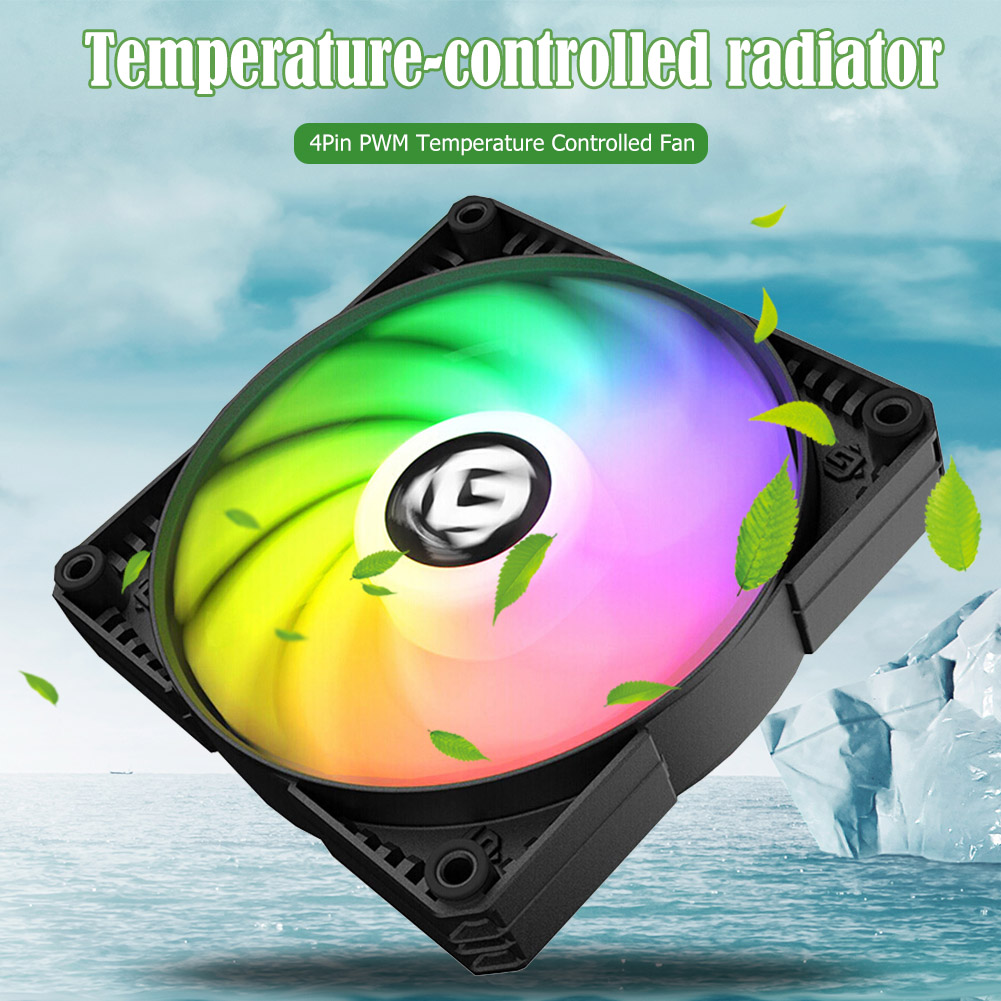 thumbnail image 5 of Ventilador de refrigeración PC Chasis Ehuebsd 120/140 mm DRGB PWM, 5 of 9