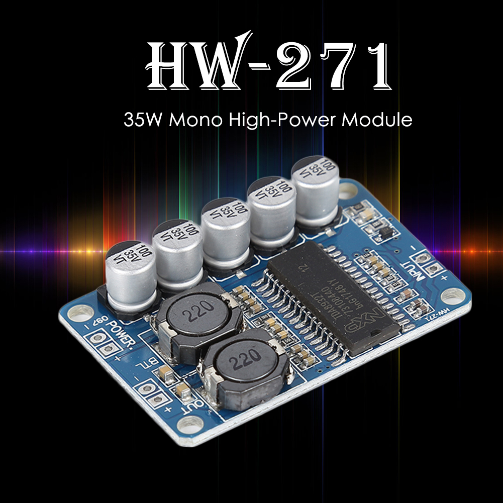 Módulo de placa de amplificador de potencia digital TDA8932 Módulo alto mono de 35 W
