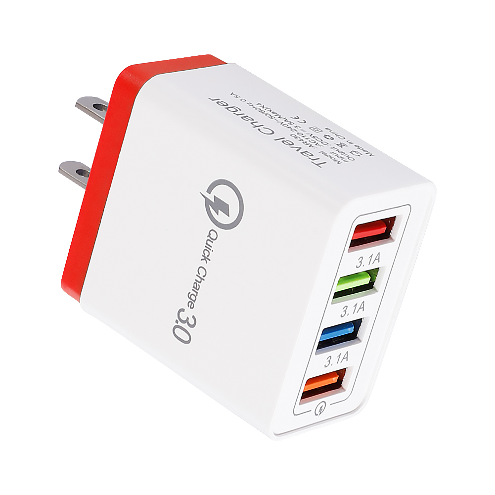thumbnail image 3 of Cargador USB Inteligente Ehuebsd 3A Cargador de Teléfono de Viaje Adaptador de Enchufe de EE. UU., 3 of 7