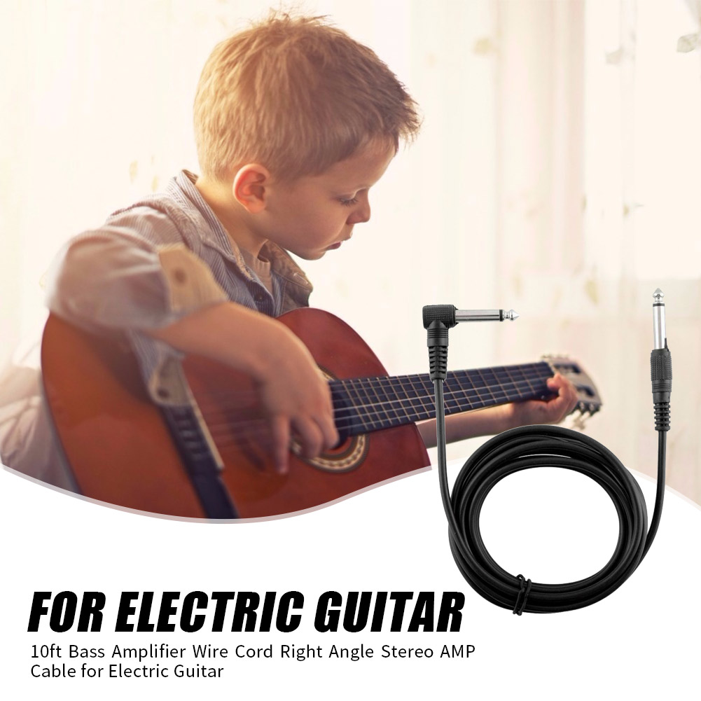 thumbnail image 3 of Cable amplificador de guitarra eléctrica 3m Ehuebsd piezas de instrumentos musicales, 3 of 9