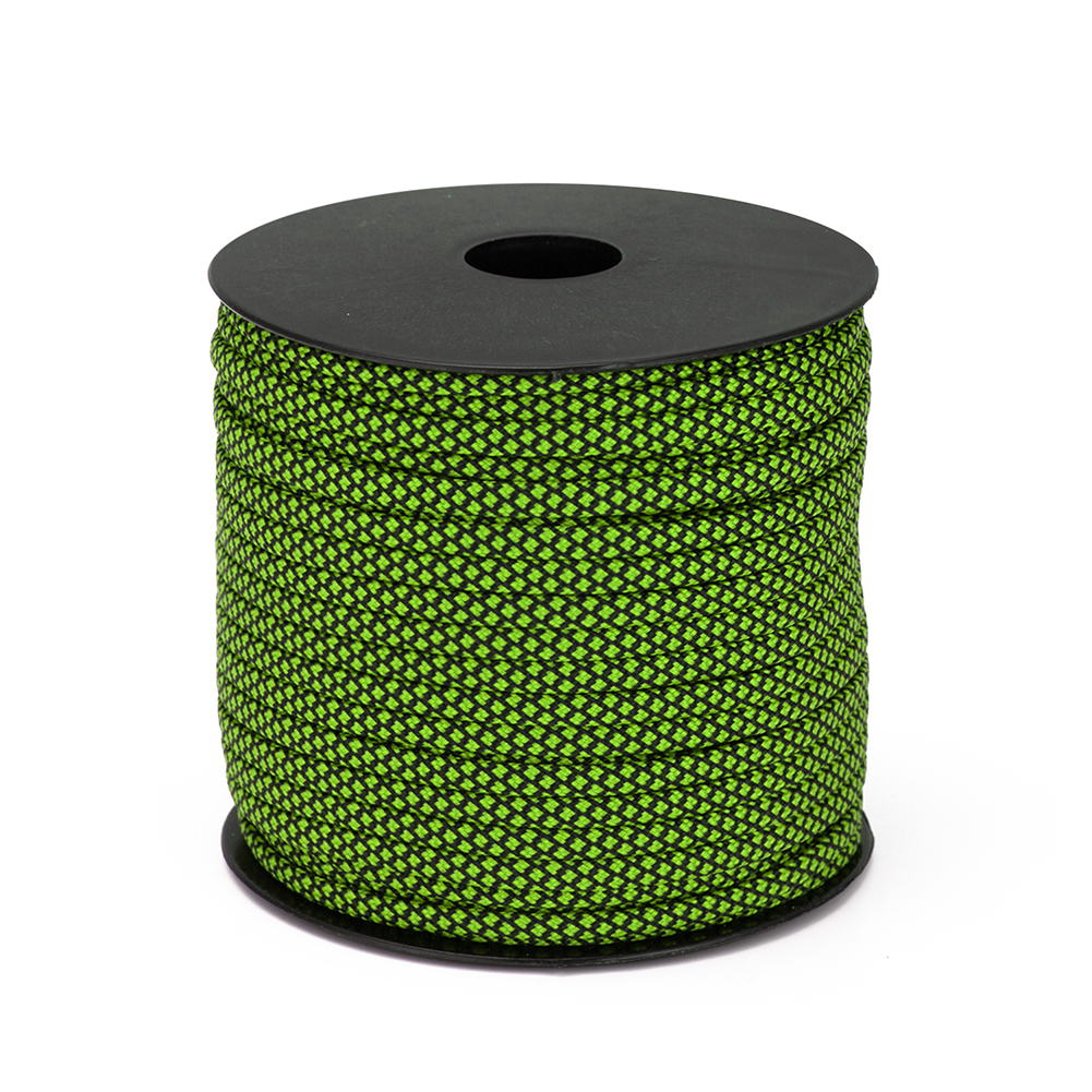 thumbnail image 4 of Paracord 164ft Cuerda de tienda de cuerda de paracaídas de 7 hebras para senderismo Camping Verde, 4 of 8