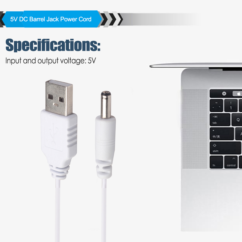 thumbnail image 5 of Cable de alimentación USB A a CC 3,5 mm 3,5 x 1,35 mm 5 V CC Cable de conector cilíndrico, 5 of 7