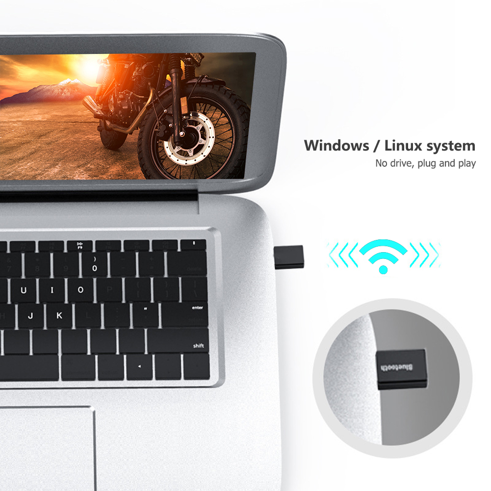 thumbnail image 5 of Transmisor de audio USB compatible con Bluetooth-T7 5.0 Adaptador inalámbrico de música para PC, 5 of 7