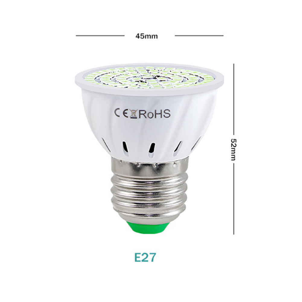thumbnail image 2 of 110V E27 48 60 80 LED UVC Luz germicida UV O3 Esterilizador Bombillas para el hogar, 2 of 6
