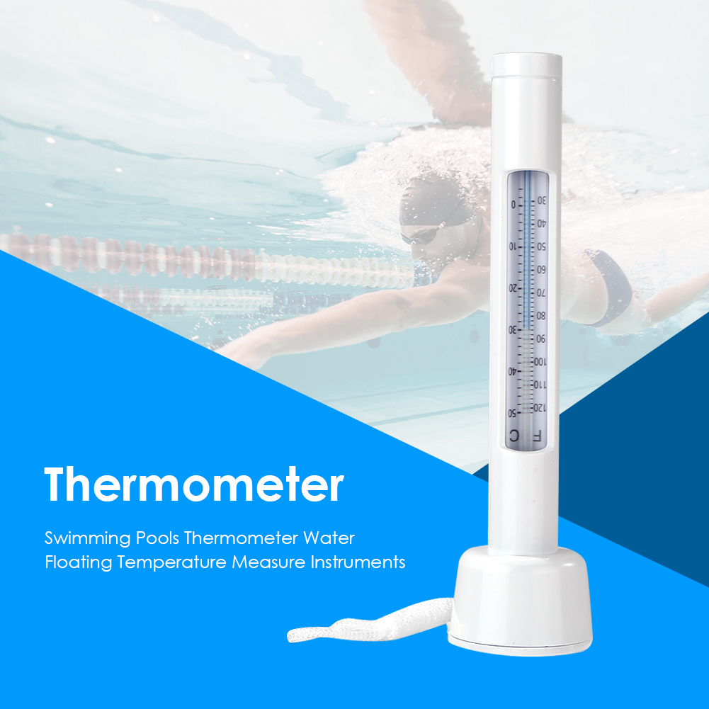 thumbnail image 3 of Termómetro flotante Termómetro de piscina con termómetro de temperatura del agua de cuerda, 3 of 6