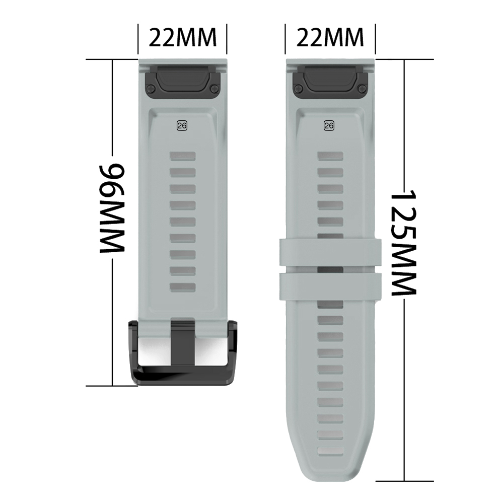 thumbnail image 2 of Reloj de silicona para Garmin Fenix 6 5 Forerunner 935 Quatix 5, 2 of 6
