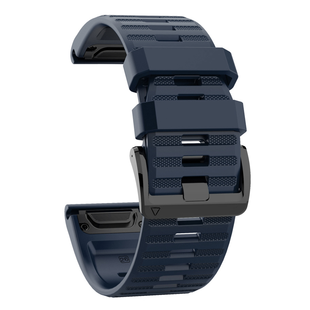 thumbnail image 3 of Correa Silicona para Fenix ​​6 5 Forerunner 935 Quatix 5 (Medianoche) Azul, 3 of 6