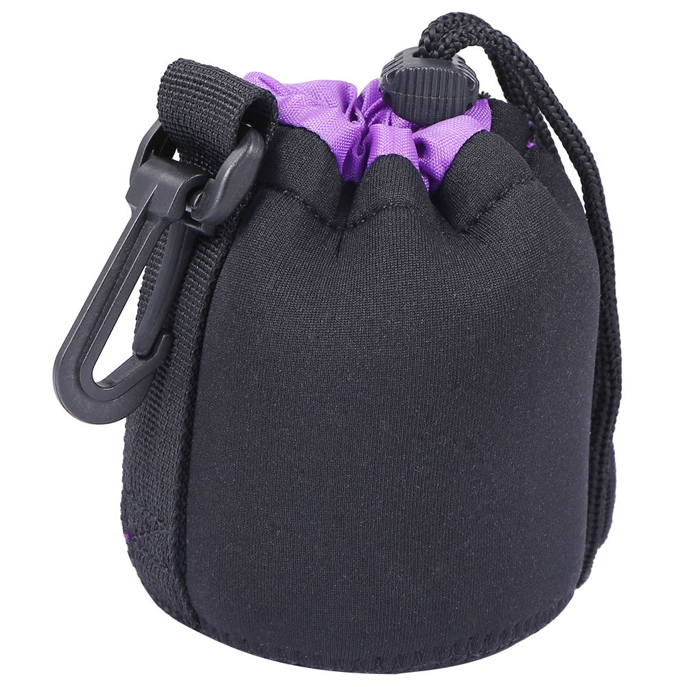 thumbnail image 3 of Bolsa impermeable para lente de cámara a prueba de golpes con cordón DSLR lente bolsa protectora suave, 3 of 6
